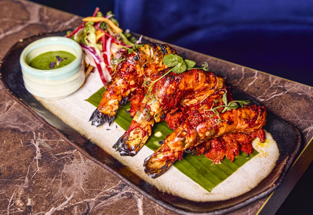Curry Fire Prawns