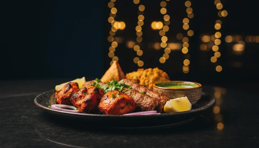 Tandoori appetiser platter
