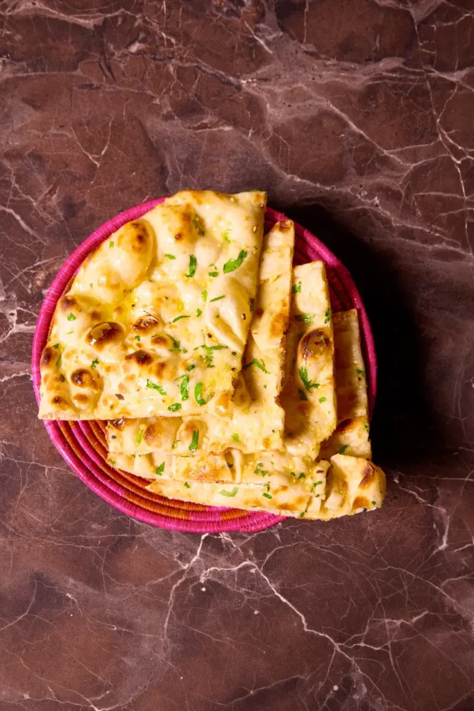 Naan fresh from the tandoor