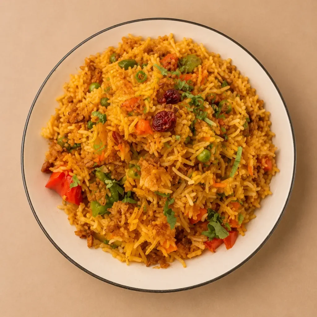 Vegetable Tawa Biryani